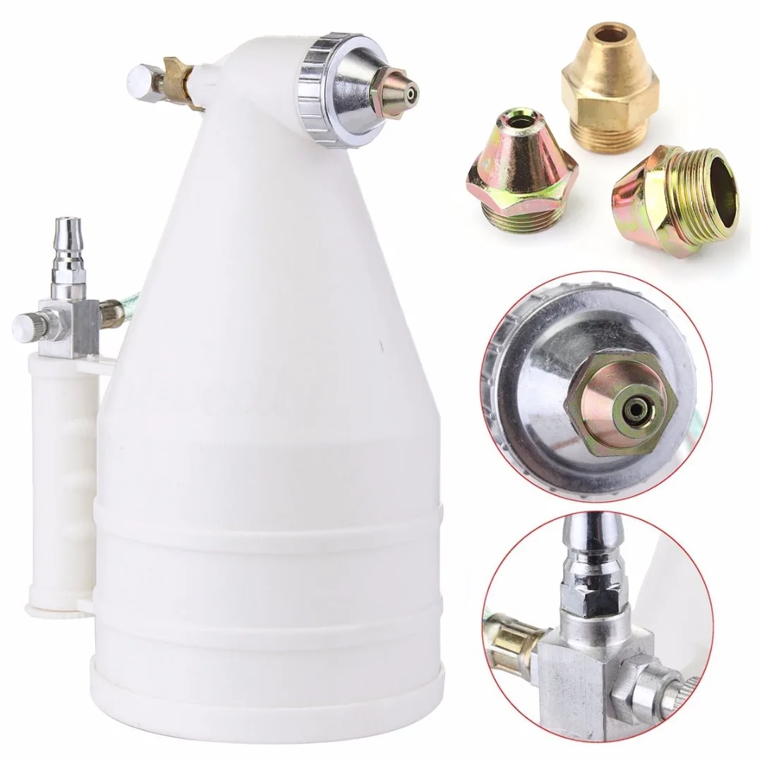 3000CC Lime Air Sprayer Cement Mortar Gravity Spray + 4/6/8mm Spray Nozzles New