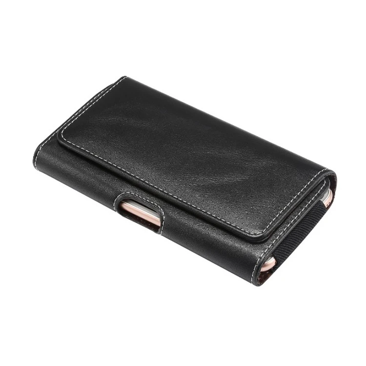 

New Recommendation Horizontal Flip Single Layer Belt Hanging Waist Bag Phone Pouch for Middle-Aged And ly Men Busin S...