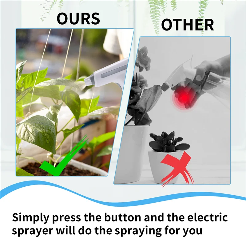 

Reliable Automatic Electric Garden Pump Sprayer USB Rechargeable Stream Spray Bottle Portable Yard & Lawn Sprayer