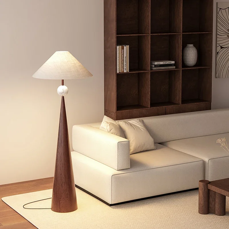 TEMOU Contemporary Floor Lamp Luxury Living Room Bedroom Study Villa Hotel LED Retro Creativity Decorative Standing Light