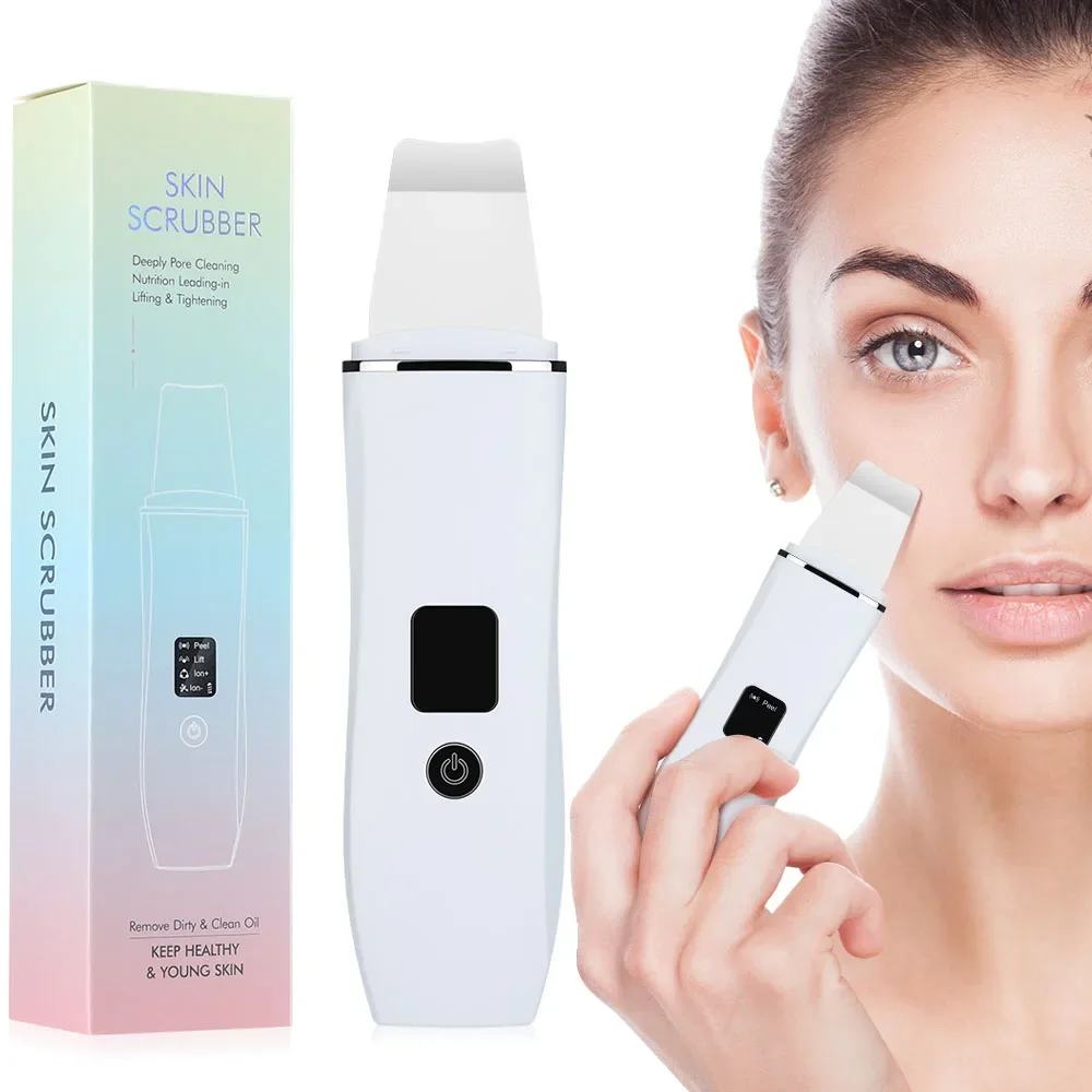 EMS بالموجات فوق الصوتية الجلد الغسيل الاهتزاز الوجه ملعقة مزيل الرؤوس السوداء مجرفة نظيفة التجويف تقشير الوجه رفع العناية بالبشرة #1