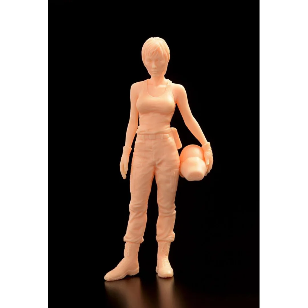 Resin Figure Model Kit para Piloto Feminino, 1: 20, Inclui 2 Parte Superior do Corpo e 1 Parte Inferior do Corpo, Desmontado e Sem Pintar GK,652R