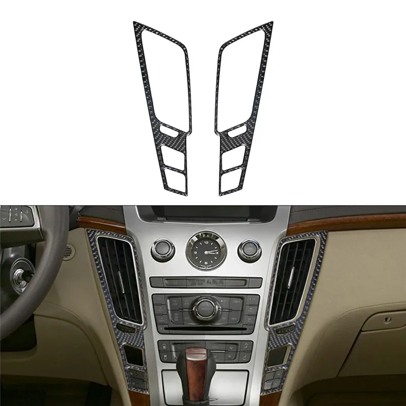 Car Accessories Interior Decoration Carbon Fiber Stickers For Cadillac CTS 2008-UP Sport Wagon 2010-UP