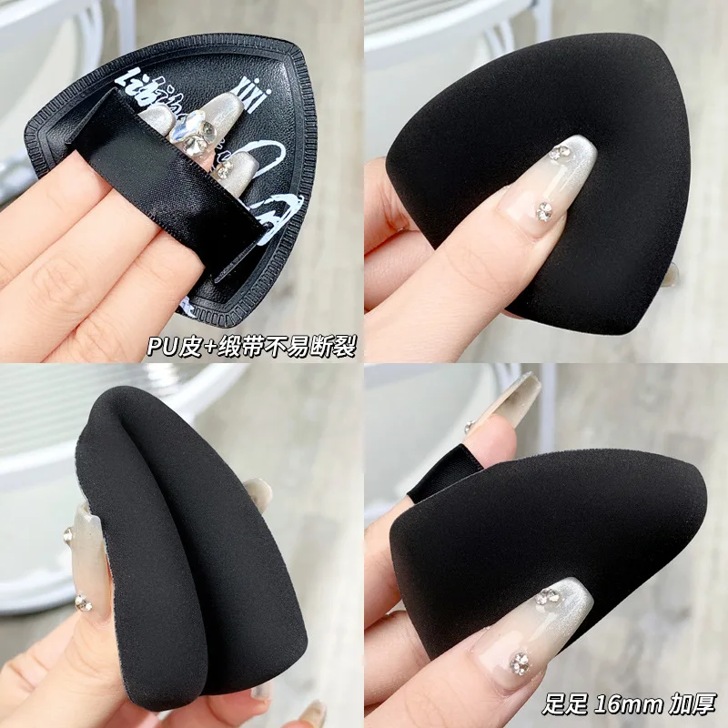 Xixi black pineapple delicate puff sponge super soft wet and compact portable beauty tools without powder