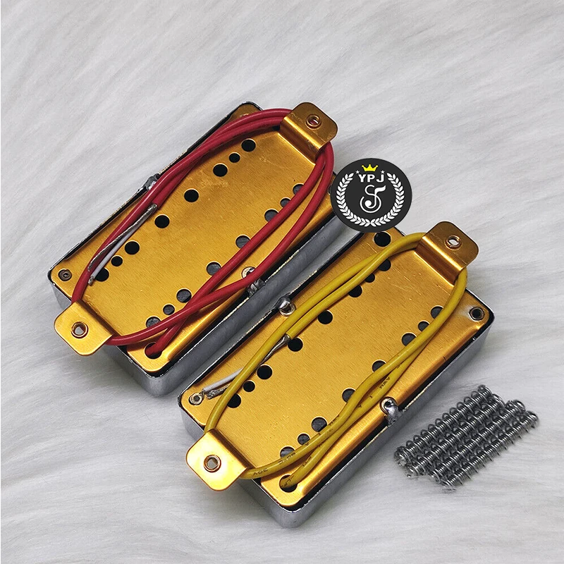 1 SET/2PACK P90 For Electric Guitar Pickups Single Coil Humbucker Size Magnet Ceramic Pickup NECK & BRIDGE Guitars Parts