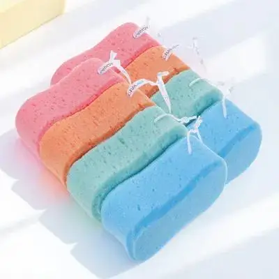 Esponja de banho para banho, 8 peças, esponjas para banho, espuma rica, massagem, esfoliação da pele, remoção de células mortas, alívio da fadiga, banho
