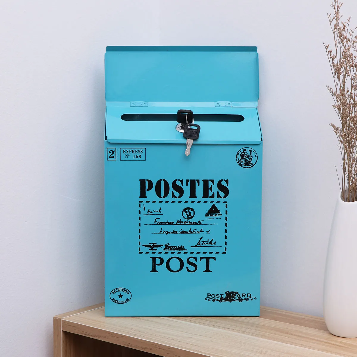 

post box mailbox iron post box metal mailbox decorative post box