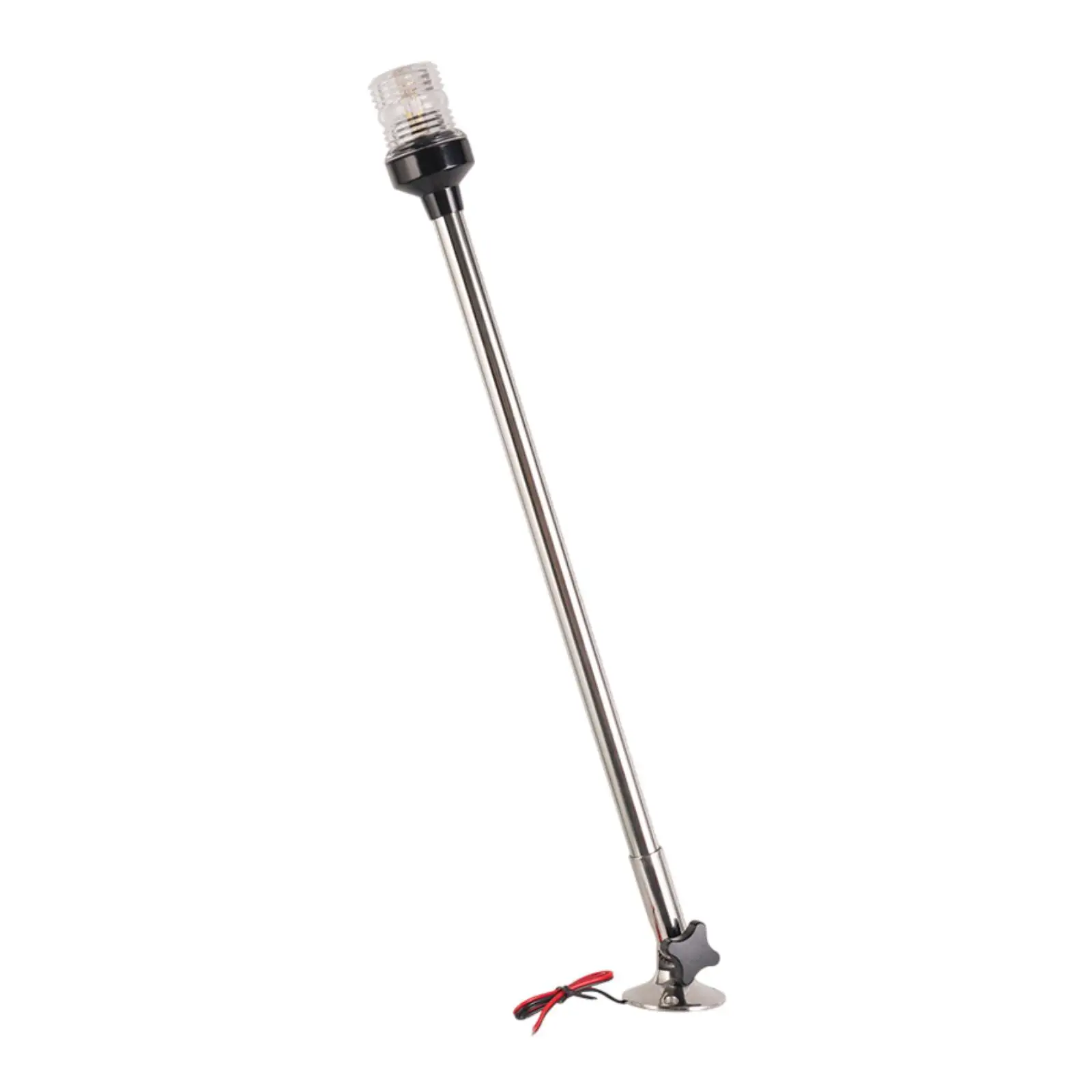 

Navigation Light 12-24V Easy Installation White LED All Round Boat Anchor Light Marine Accessories for Small Boats Jon Boat
