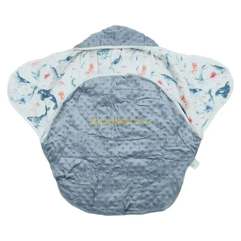 بطانية مقاعد السيارة للأطفال من القطن الناعم لحديثي الولادة، بطانية للأولاد والبنات J0MF