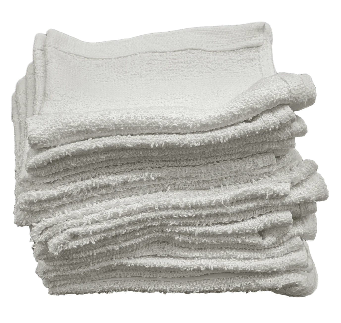 

12 Pack 12 X 12 White Cotton Value Washcloth Rags Spa Painting Cleaning Face Lightweight Perfect for Crafts