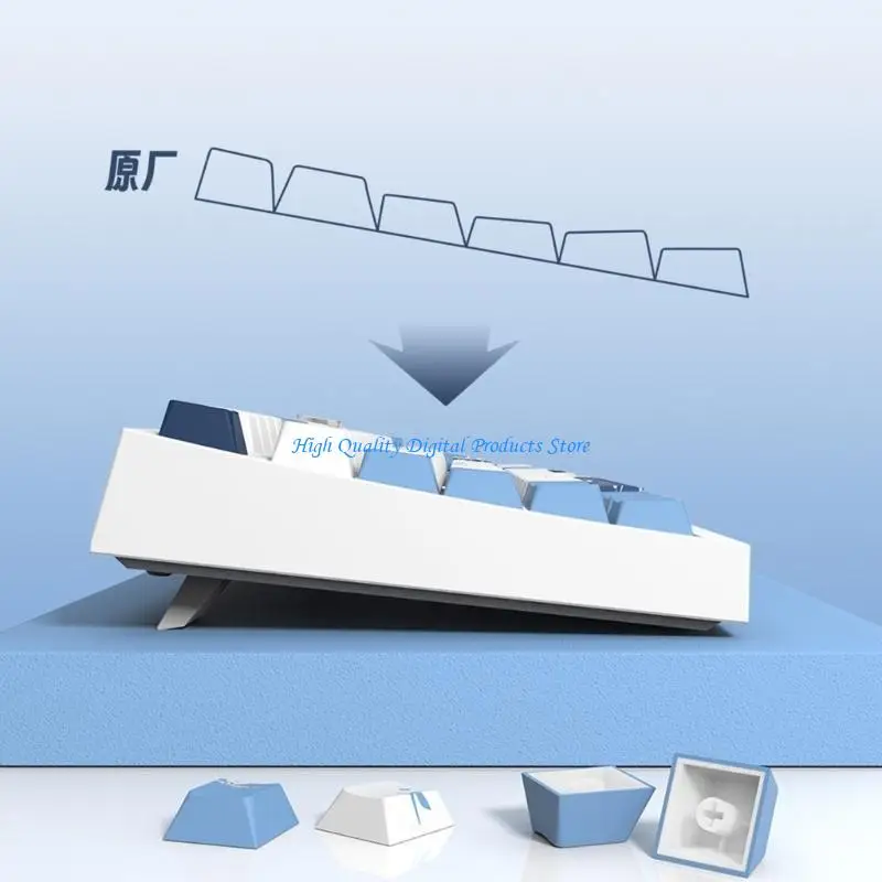 U2JE PBT Backlit Keycaps DyeSublimation WildGoose Keycap Set CherryProfile for Gaming Mechanical Keyboard