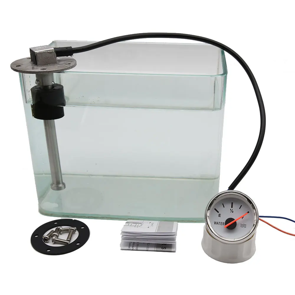 100–500 mm Edelstahl Marine Wasserstandsanzeige Sensor passend für Boot Auto Wasserstandsanzeige 0–190 Ohm mit roter Hintergrundbeleuchtung 9–32 V – Detail 7