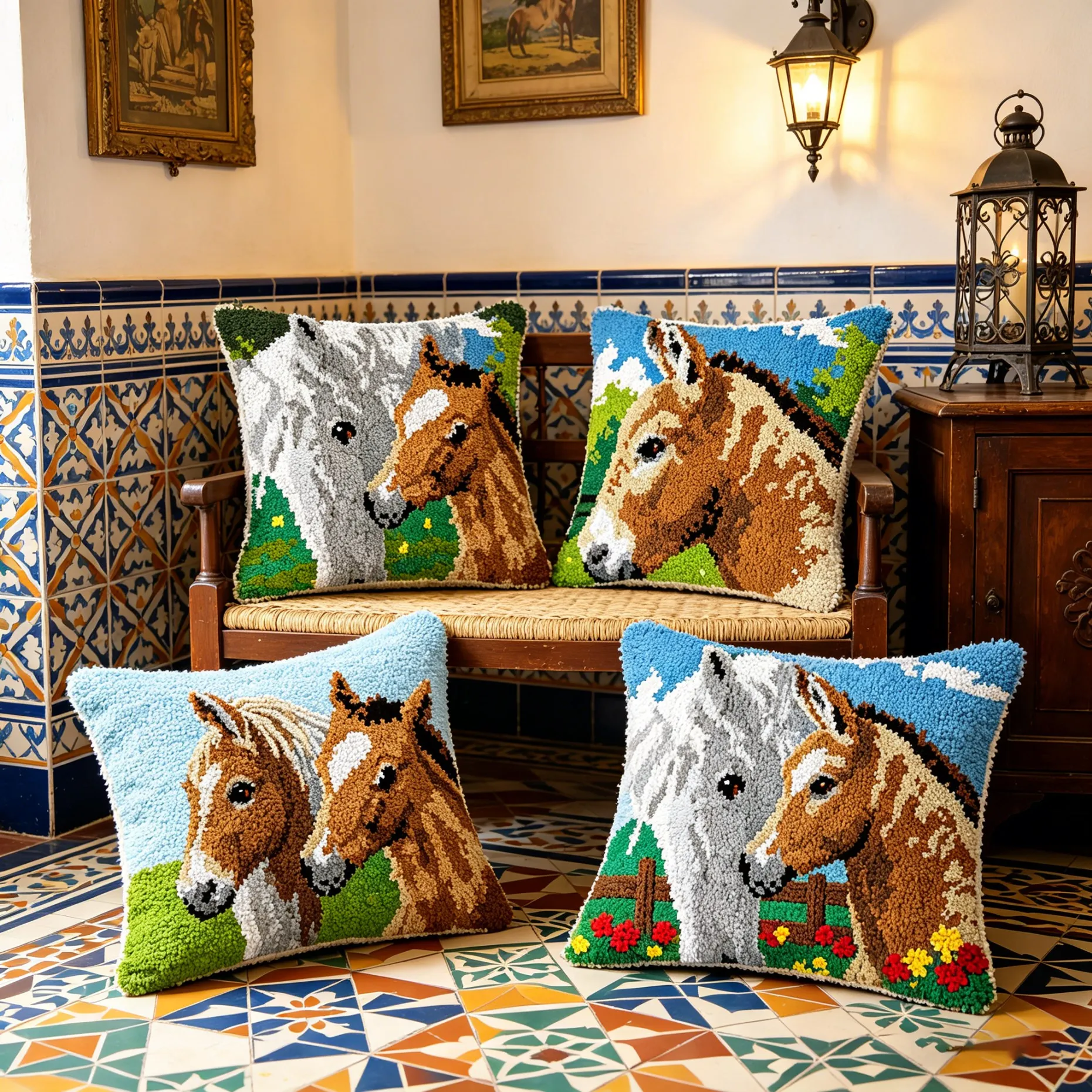 

Наборы для вязания крючком: чехлы для подушек с животными, коврики, наволочки, сумки. Для начинающих и взрослых. Декоративные изделия. Пластиковая канва, смирна.