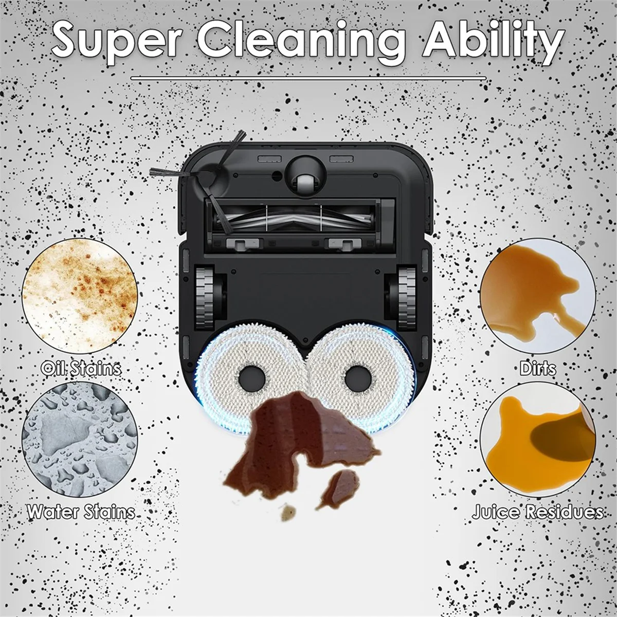 FZFZ 8 個モップクロス T30 Pro Omni/T30 Omni/T30S/T30S コンボロボット掃除機交換部品用