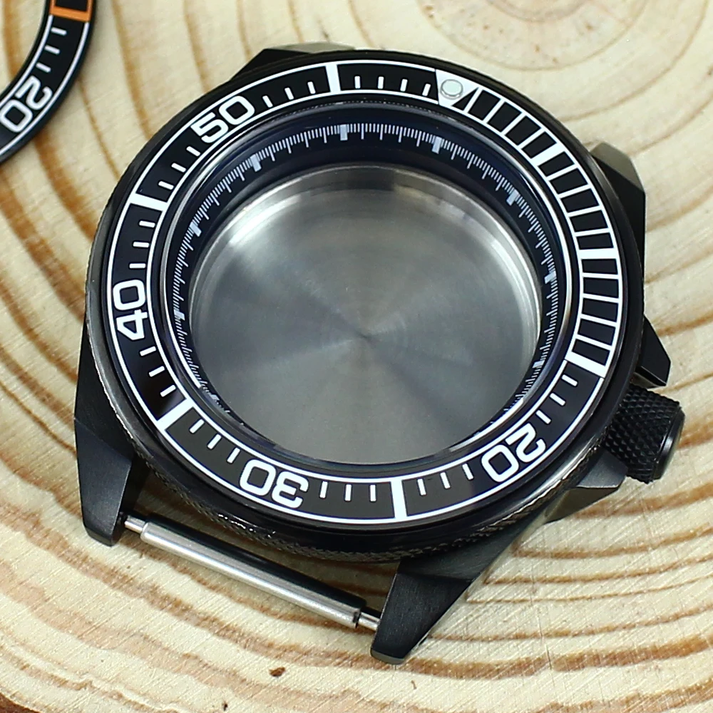 Diving Watch Case Fit 4R35 4R36 NH35 NH36 Mechanical Automatic Movt Waterproof Stainless Steel For PROSPEX King Samurai Series