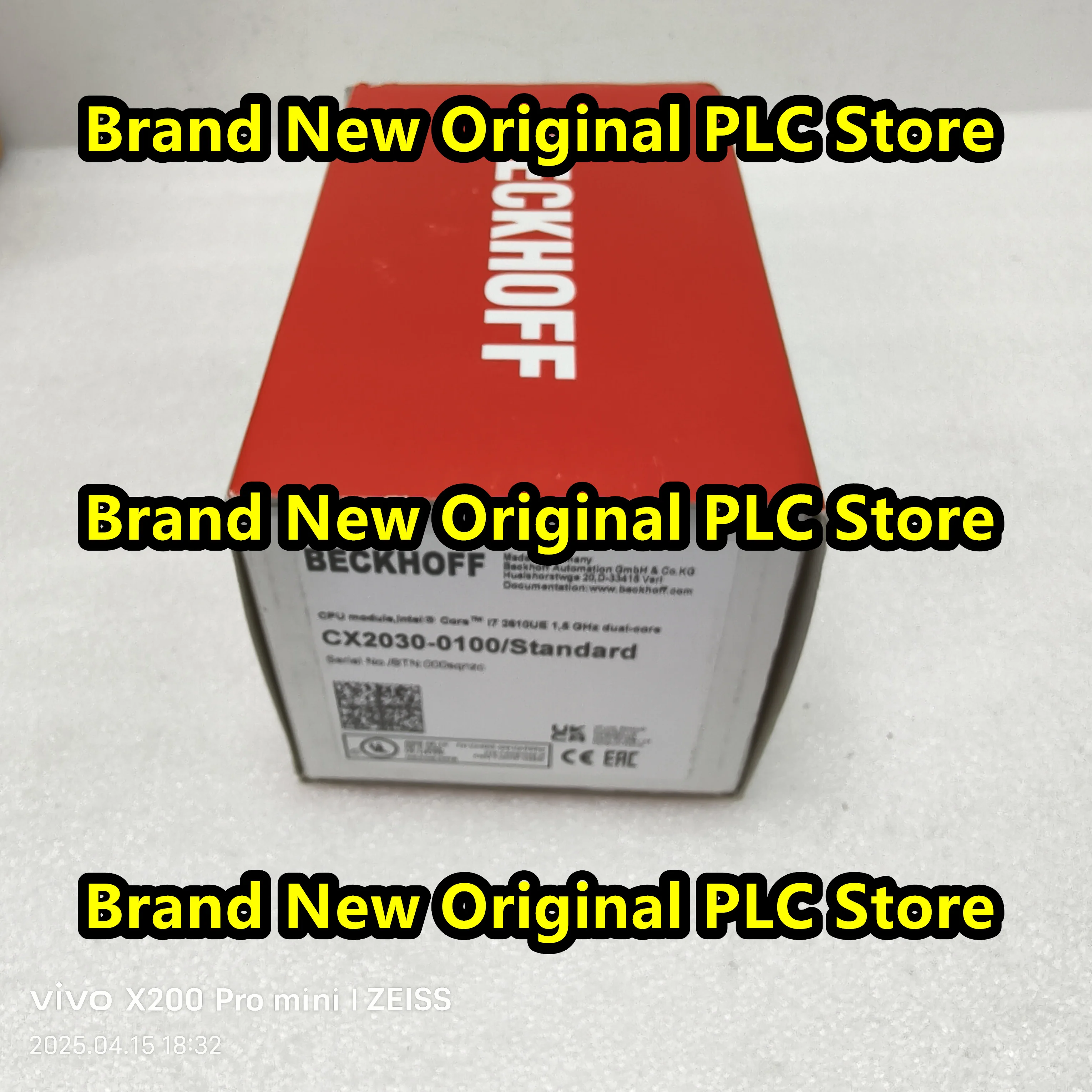 

Новый оригинальный контроллер CX2030-0135 CX2030-0122