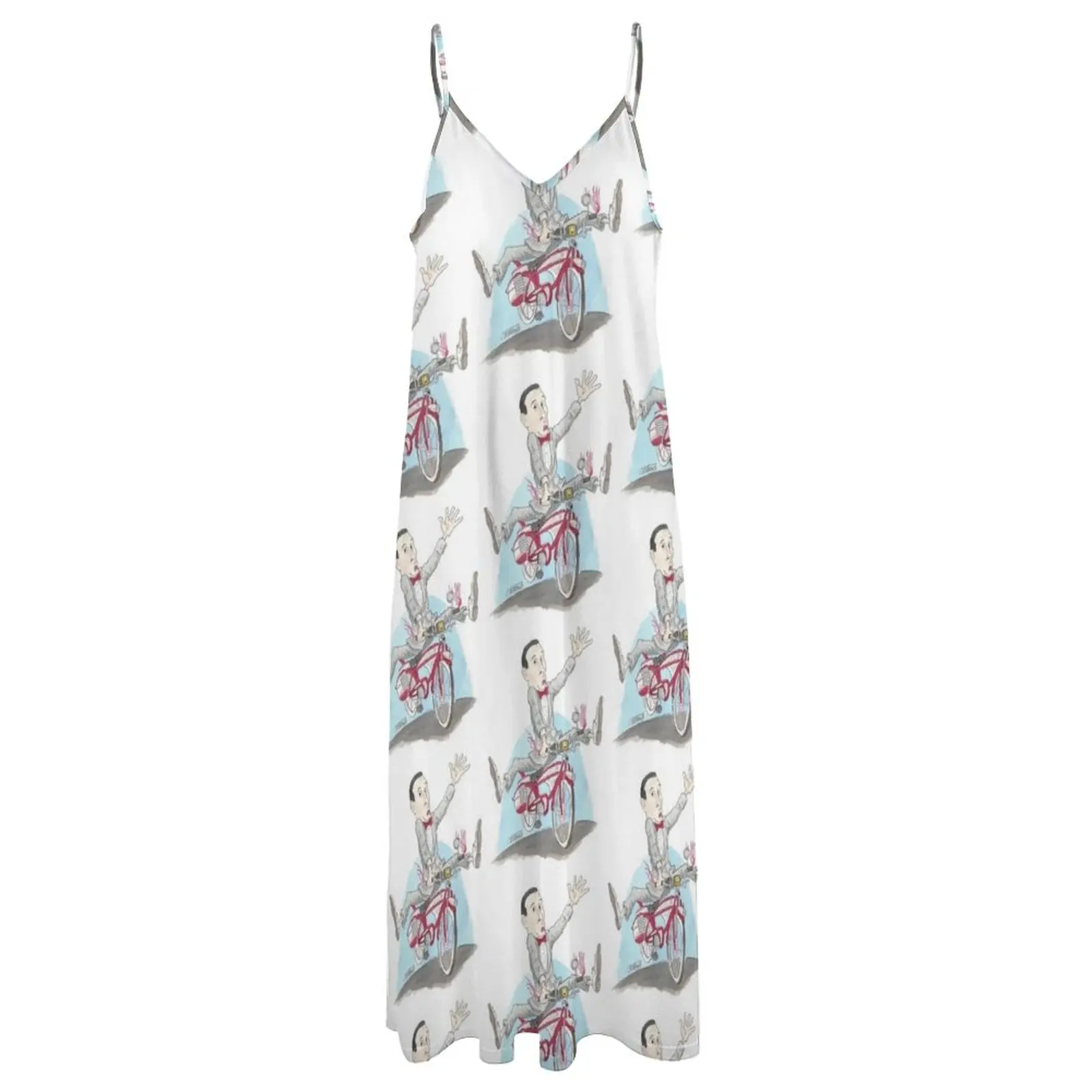 Pee Wee Herman Sleeveless Dress dresses korean style women dresses