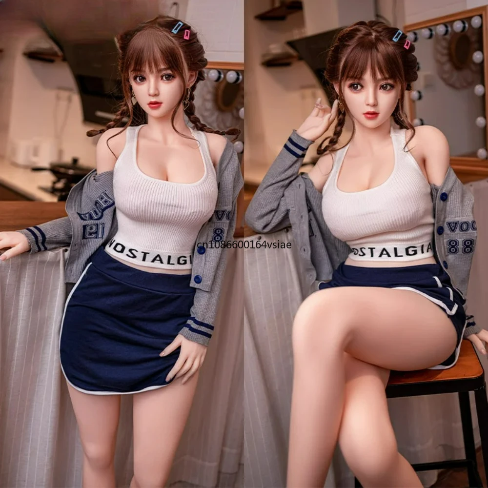 163cm Silicone Head TPE Sex Doll for Men Life-size Masturbators Realistic Vagina Anal Sexy Toy Real Adult Product Sex Robot New