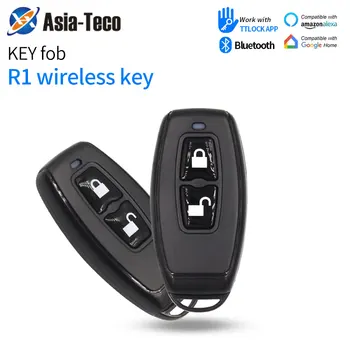 TTlock Key Fob R1 2,4 GHz Control remoto inalámbrico para dispositivos de acceso de puerta con cerradura inteligente con aplicación TTLock 868 mhz Control remoto