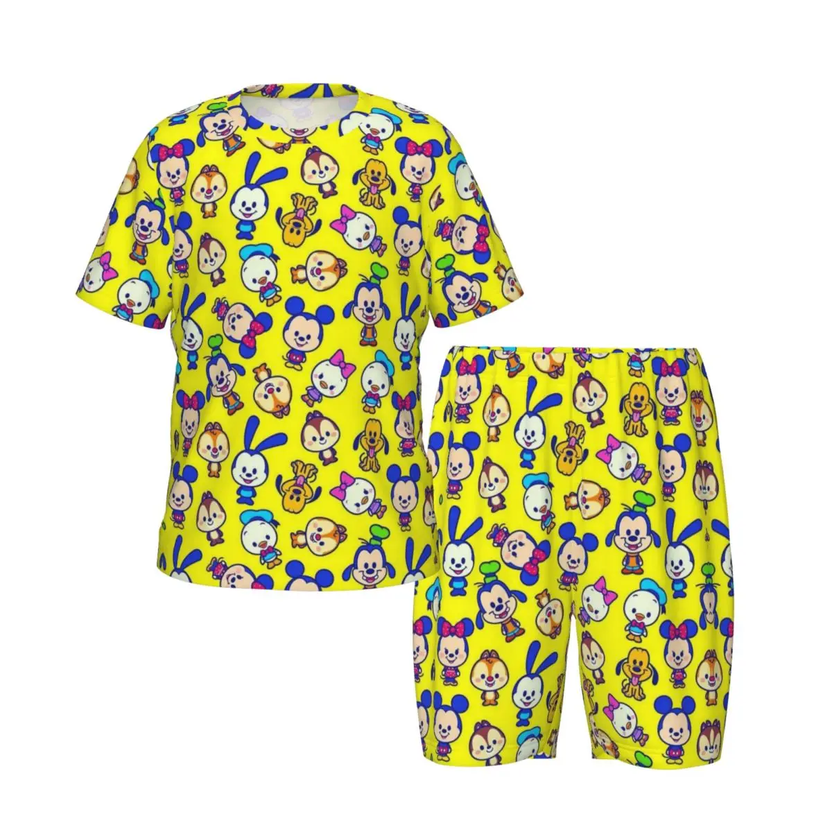 

Mickey New Summer Plus Size 4XL Pajamas Set for boys girls Nightwear