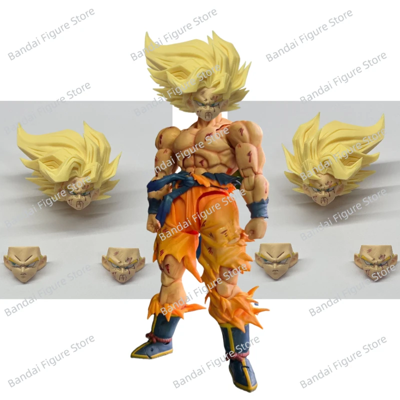 

Air KO Dragon Ball Son Goku Head Carving Super Saiyan Normality Battle Damage For Goku 3.0 voxel Фигурка Голова Резьба Модель Игрушки