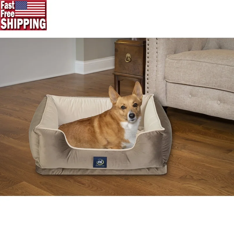 

Ortho Cuddler Pet Dog Bed Large with Orthopedic Foam Removable Machine Washable Cover Eco-Friendly Design Comfortable Sleep