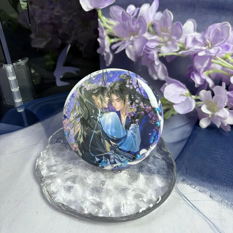 De Husky en zijn witte kat Shizun Officiële Merch Yue Hui-serie Can Yue Tang Hui Standee Fotokaart Badge Shikishi