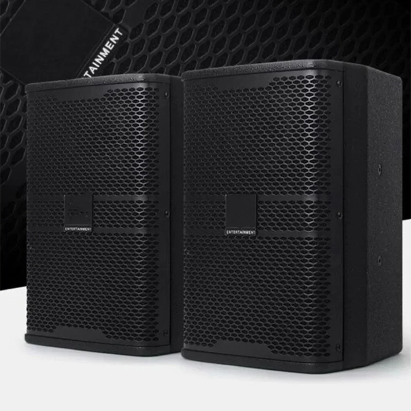 8 Inch Full Range Passive Speaker 120W DJ Speaker Wall Mounted Loudspeaker 8ohm Sound Box Sound Systemfor  Karaoke Home KTV Use