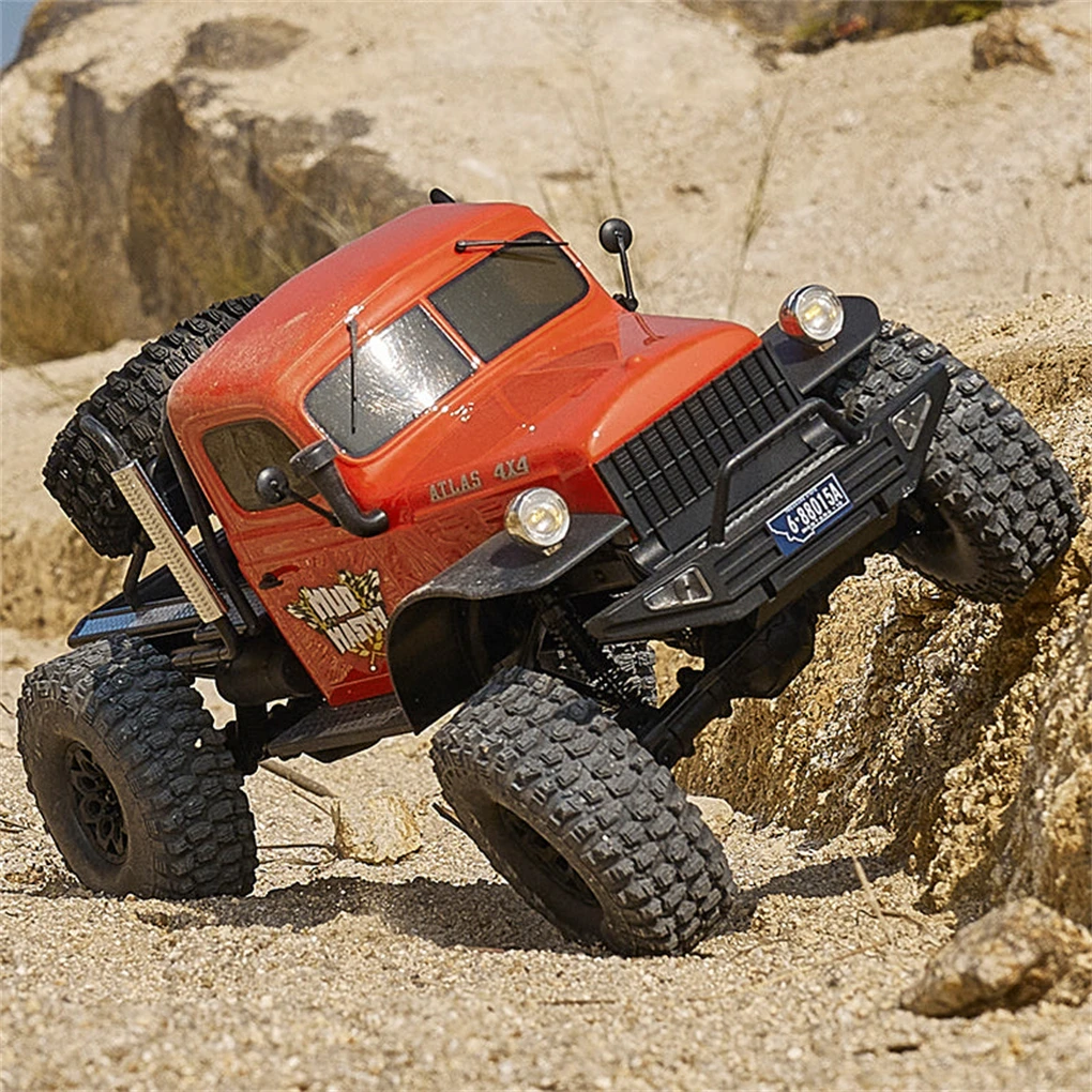 New FMS 1/10 For Atlas 4X4 4WD 2.4GHz Electric Rc Crawler Car RC Remote Contro Model Off-road Vehicle Car Kids Adults Toy Gift