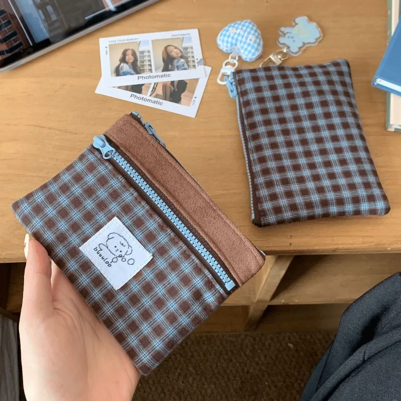 Zipper Coin Money Bag Earphone Organizer Bag Mini Wallet Purse Student Card Money Holder Case view 4