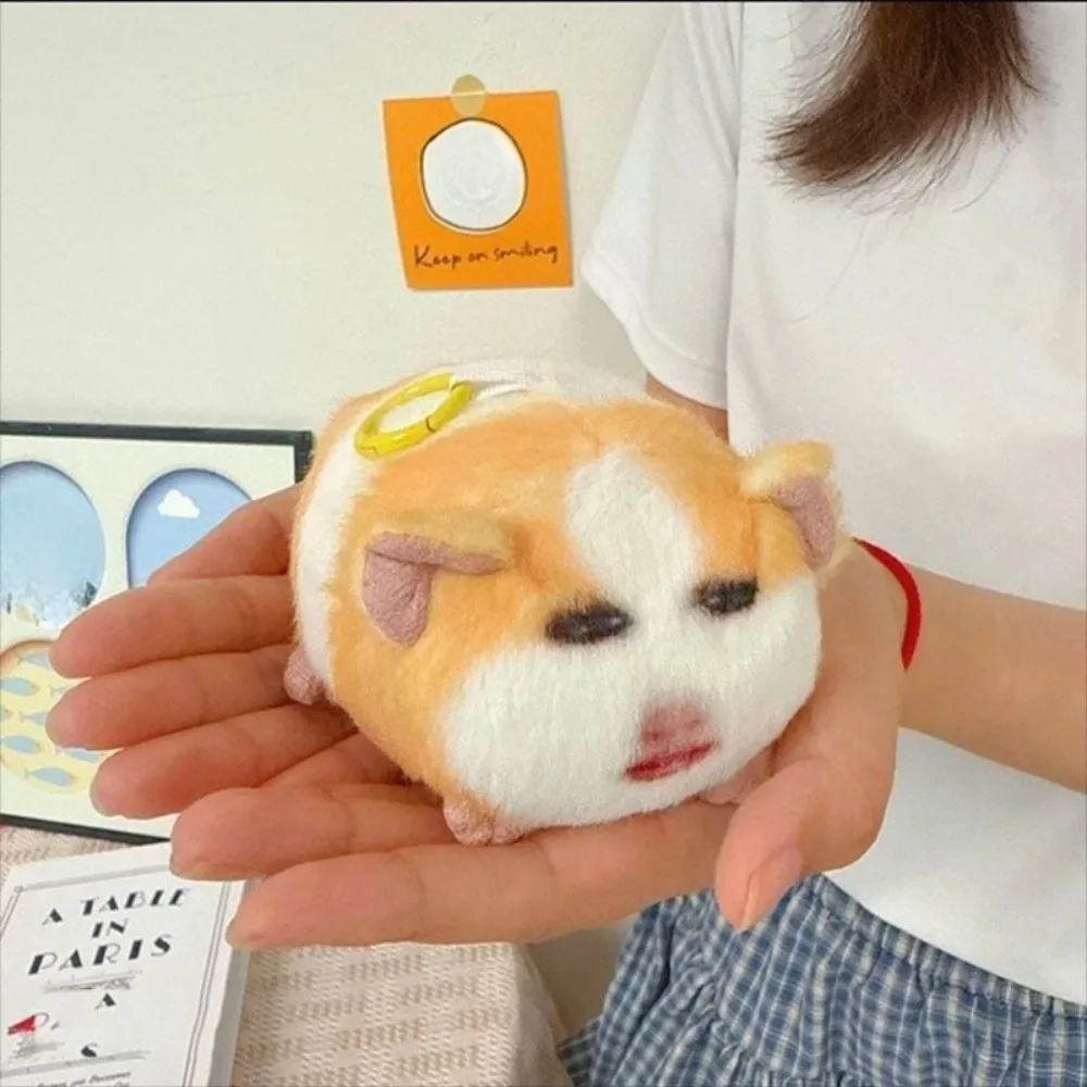 Kawaii Funny Plush Dutch Pig Pendant Cartoon Animal Doll Keychain Fluffy Backpack Doll Pendant Gifts view 5