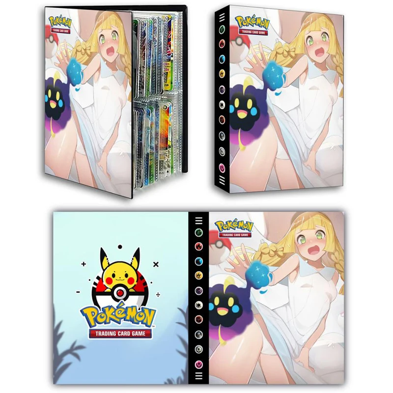 Il nuovo raccoglitore porta 240 pezzi Album dea storia carte Pokemon Cartoon Anime ragazza Sexy collezione Acg libro giocattoli regalo