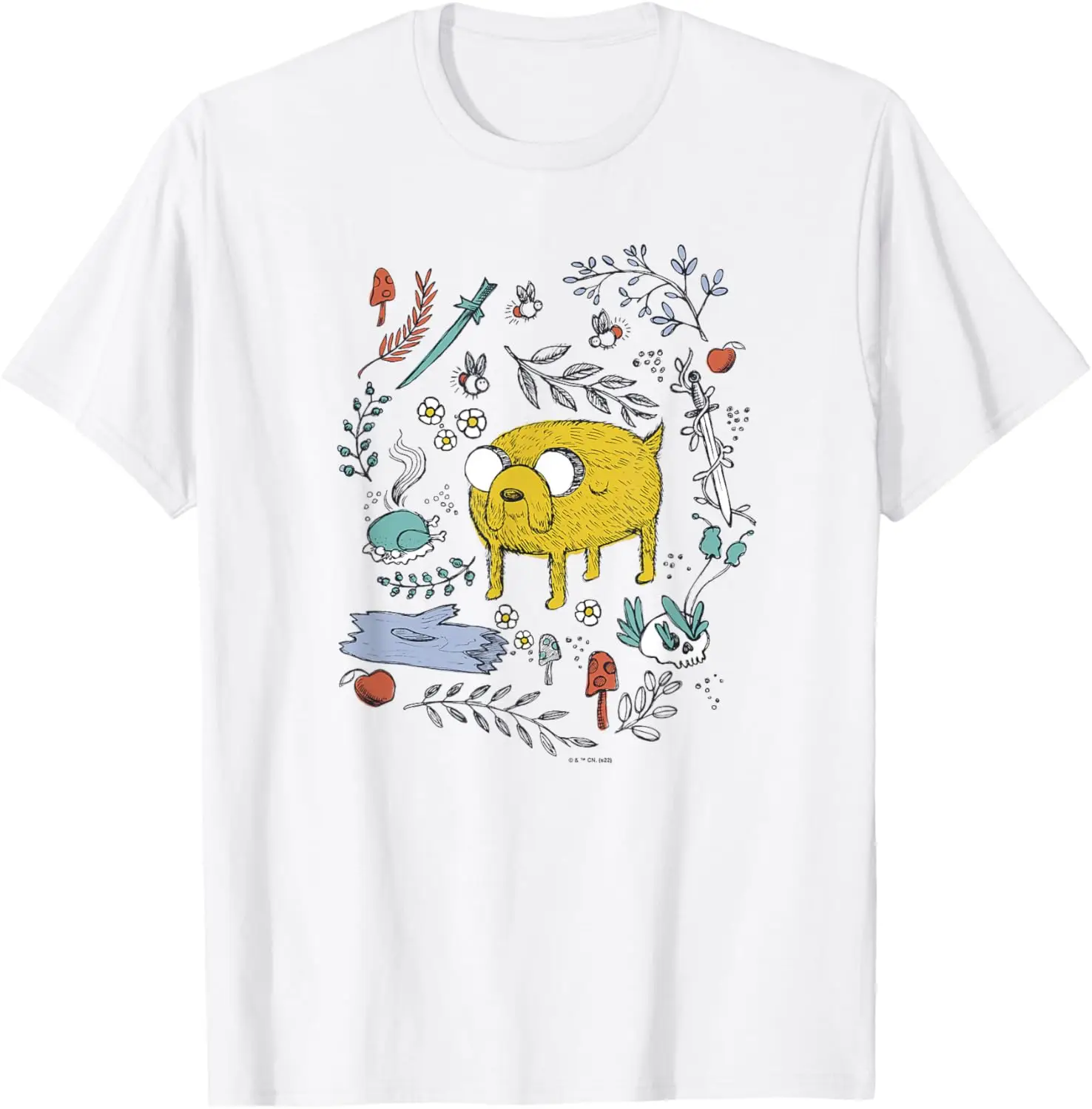 

MINISO X Adventure Time Jake Nature Sketch T-Shirt