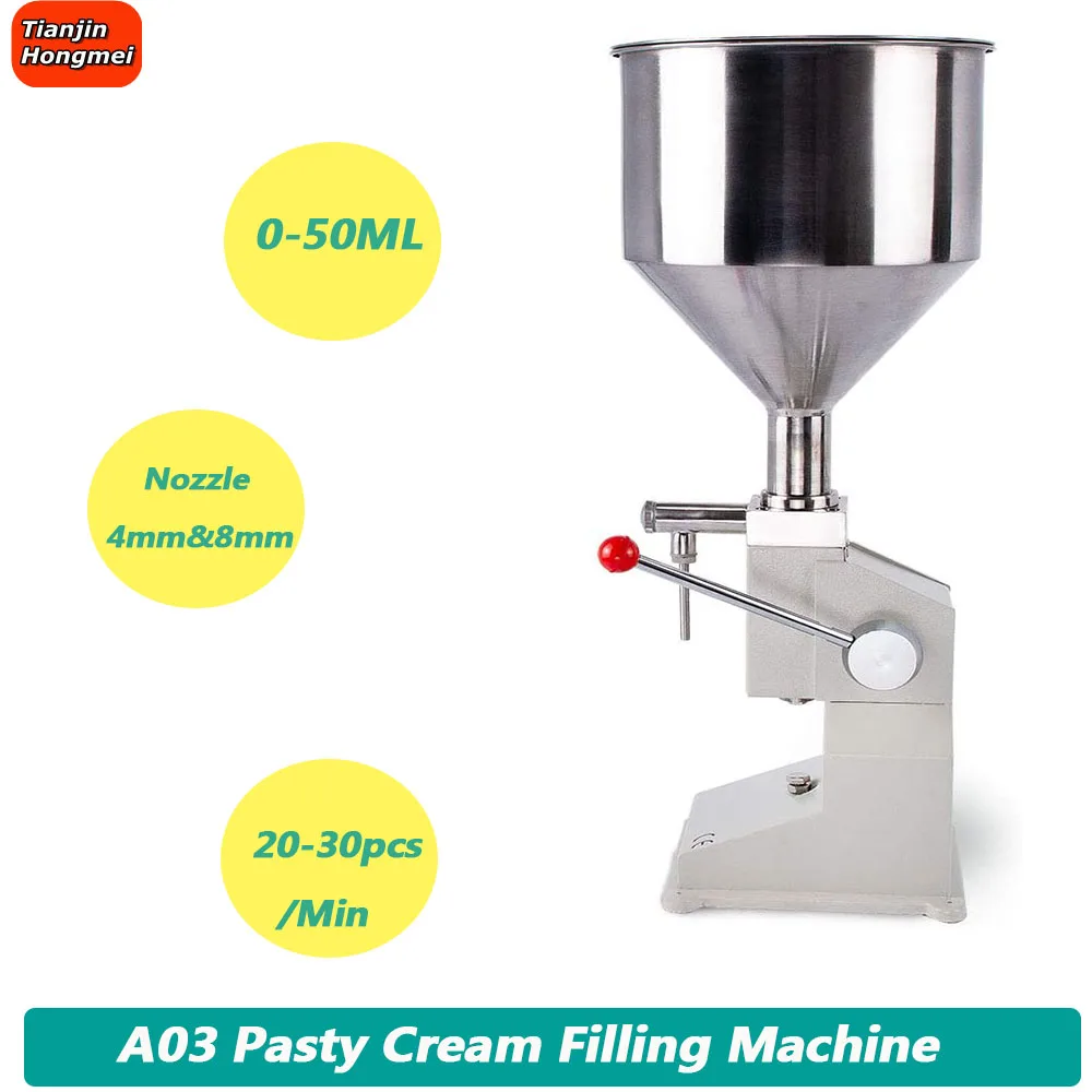 Manual Cosmetic Cream Paste Lipstick Filling Machine  Lip gloss Liquid Filler Packing machine 5-50ml Hand Shampoo Filler factory