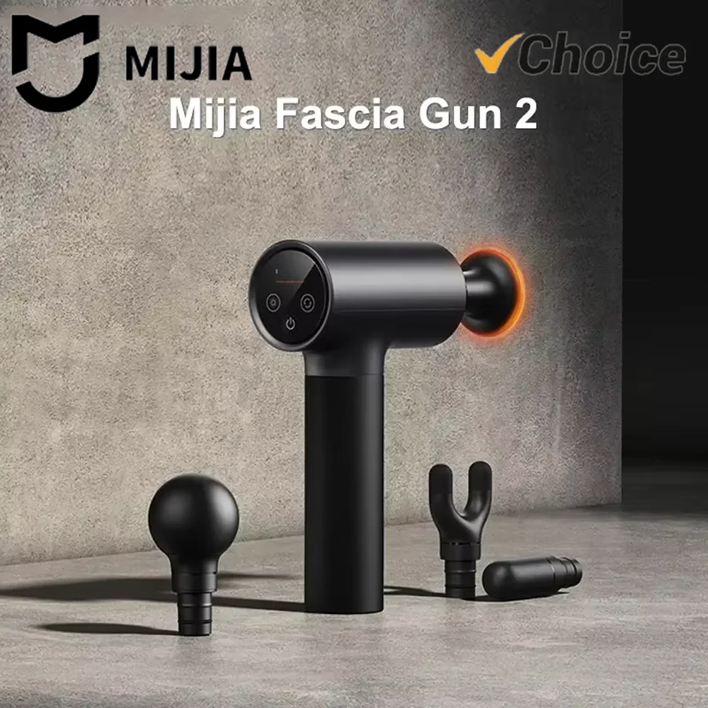 

Новый массажер для тела Mijia Fascia Gun 2, два режима, 3 скорости, режим горячего компресса, высокая мощность, интеллектуальная многоуровневая защита, черный