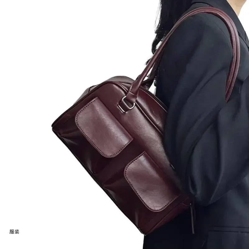 Bolsa ombro D0UD 2023 Bolsa versátil com vários bolsos Bolsa axila moderna para meninas e mulheres