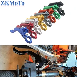 Motorcycle Clutch Lever Handlebar Universal CNC Aluminum One Finger For KTM Honda Suzuki Yamaha Kawasaki Motocross Pit Dirt Bike