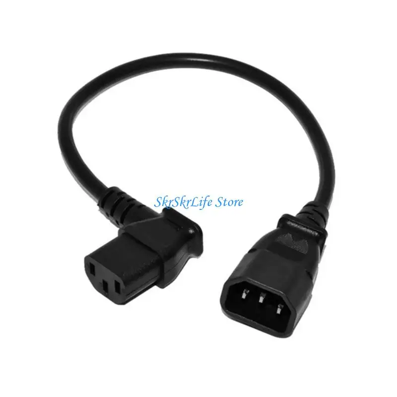 

E65E C14 to C13 PDUStyle Computer Power Extension Cable,150cm/59'' Black Extension Cable Cord for Computer