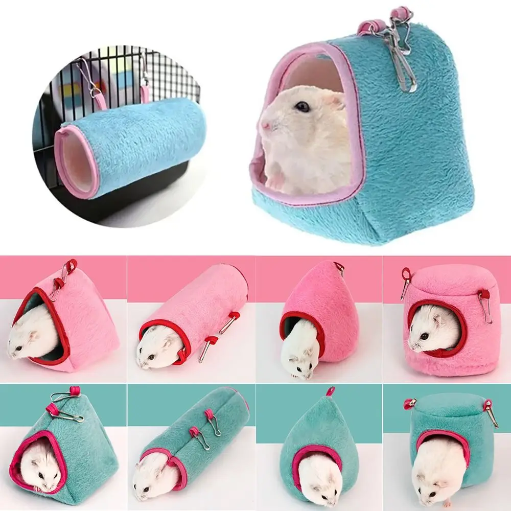 

Fashion Cotton Hamster Hammock Comfortable Soft Hamster Cage Swing Warm Blue/Pink Small Pet Nest Small Pet