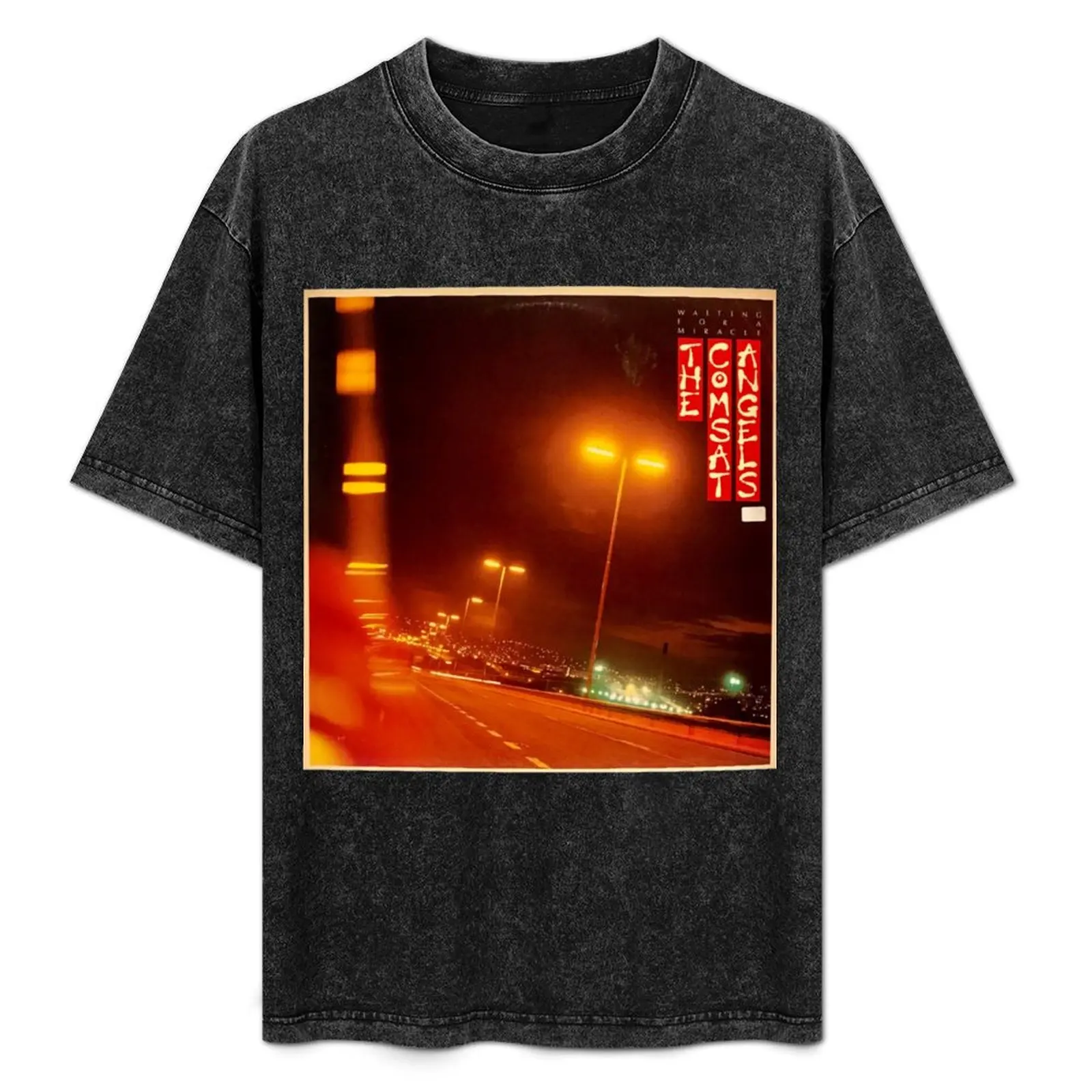 Comsat Angels E T-Shirt summer tops vintage graphic tee fitted t shirts for men