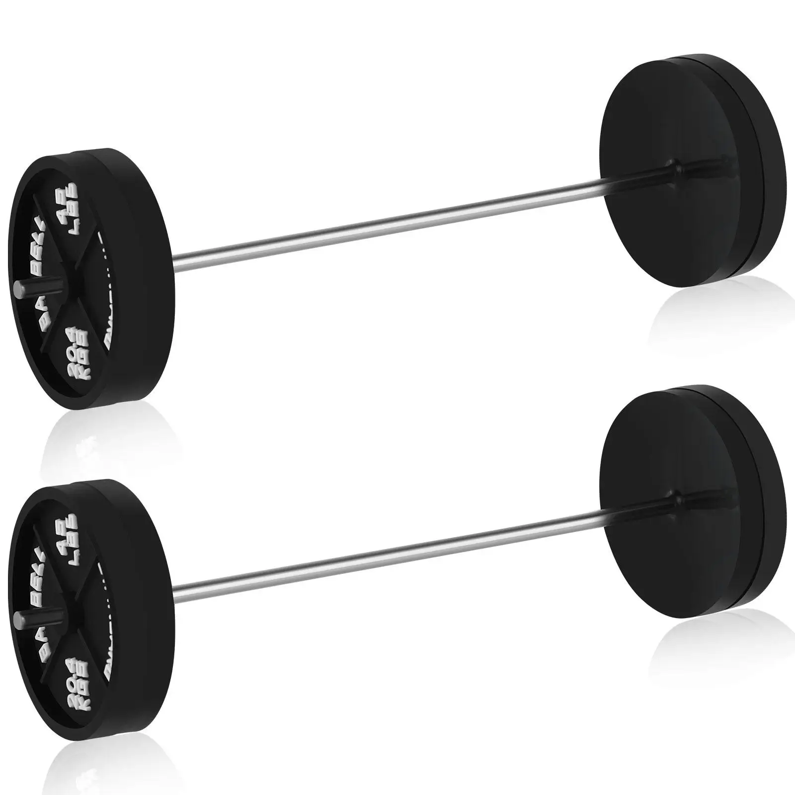 Adorno para casa de muñecas, soporte para bolígrafo con barra para levantamiento de pesas, Mini Pla en miniatura para Fitness, 2 uds.