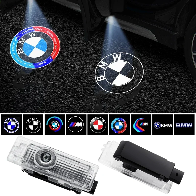 2X Led Car Door Lights Ghost shadow Projector Logo For BMW 13 5 Series F20 F21 F22 E87 E88 E90 E60 G30 E84 F10 F30 M X1 X3 X4 GT