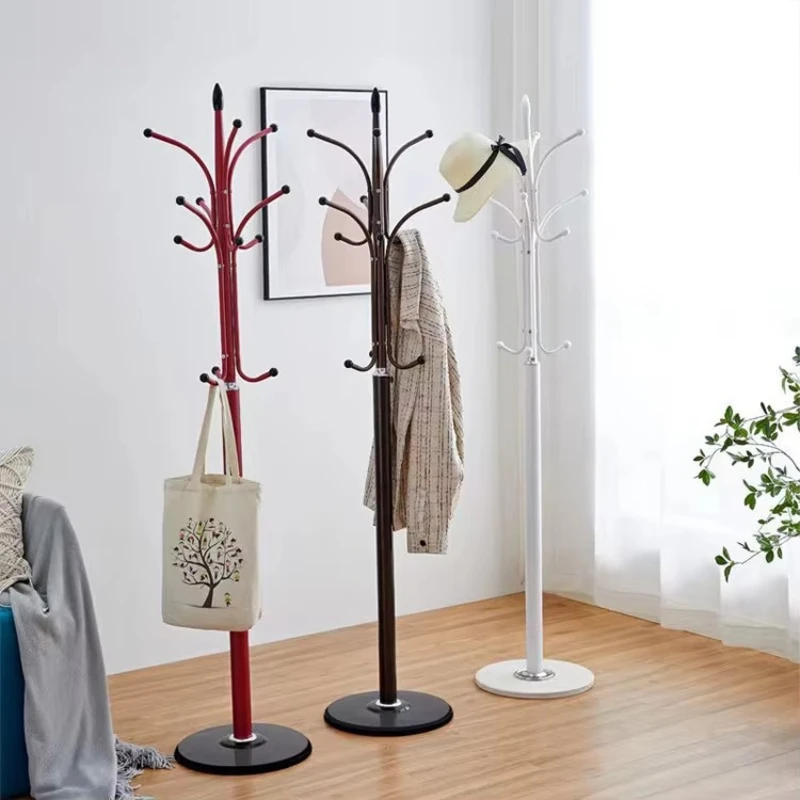 Space saving luxury multifunctional floor cactus tree standing garment bag entrance passage coat rack metal coat rack