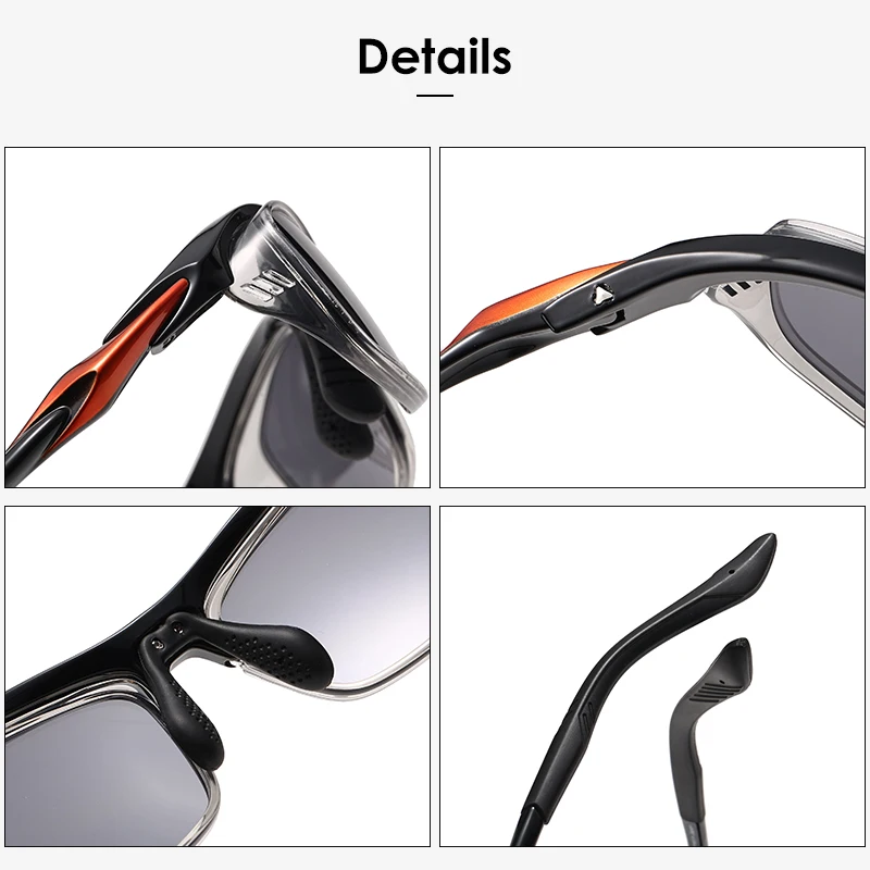 ROGBAE الدراجات النظارات الشمسية الرجال tr90 الرياضة مكبرة النساء دراجة نظارات UV400 الصيد حماية نظارات نظارات شمسية في الهواء الطلق