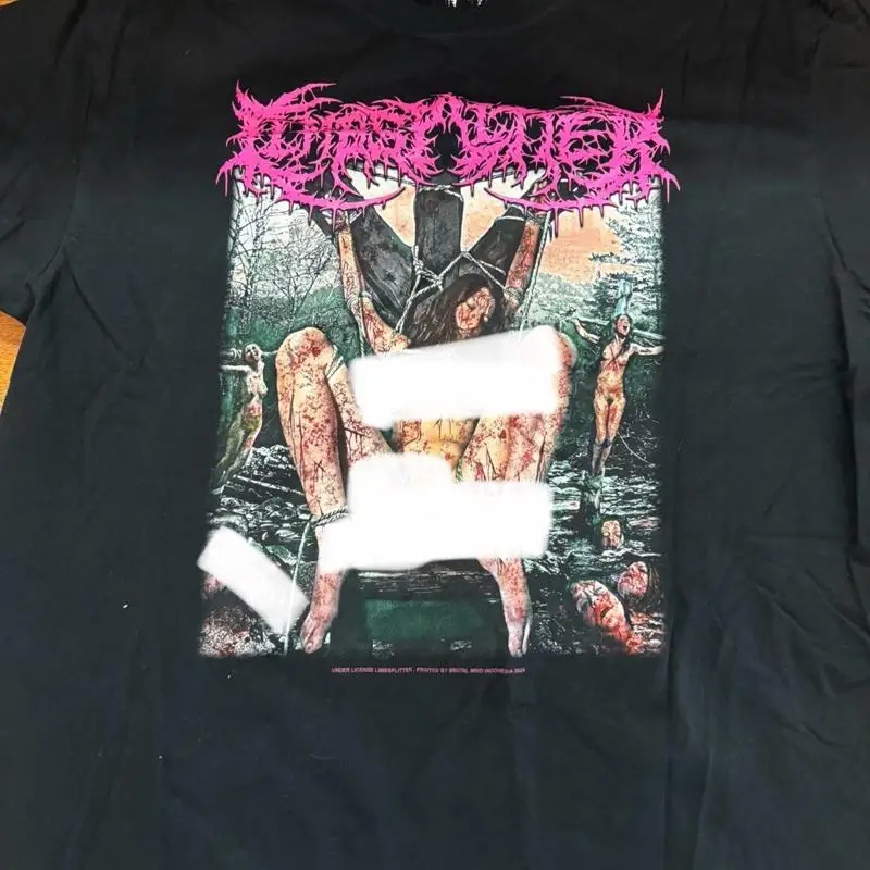 قميص Limb Splitter Band Brutal Mind Records مقاس XXL Goregrind Metal