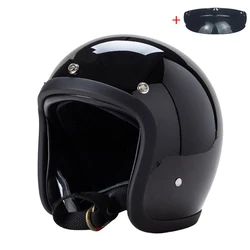 Korea Japanese Style Retro TT&COCASCOS 500TX Helmet Low Profile Motorcycle Open Face Helmet Style Small Shape Motorbike Helmet