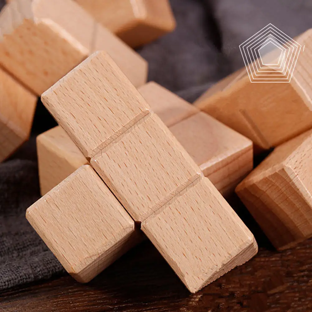 

3Pcs Ming Educational Interlock Puzzle Creative Unlock Challenge Game for Children Adults Problem