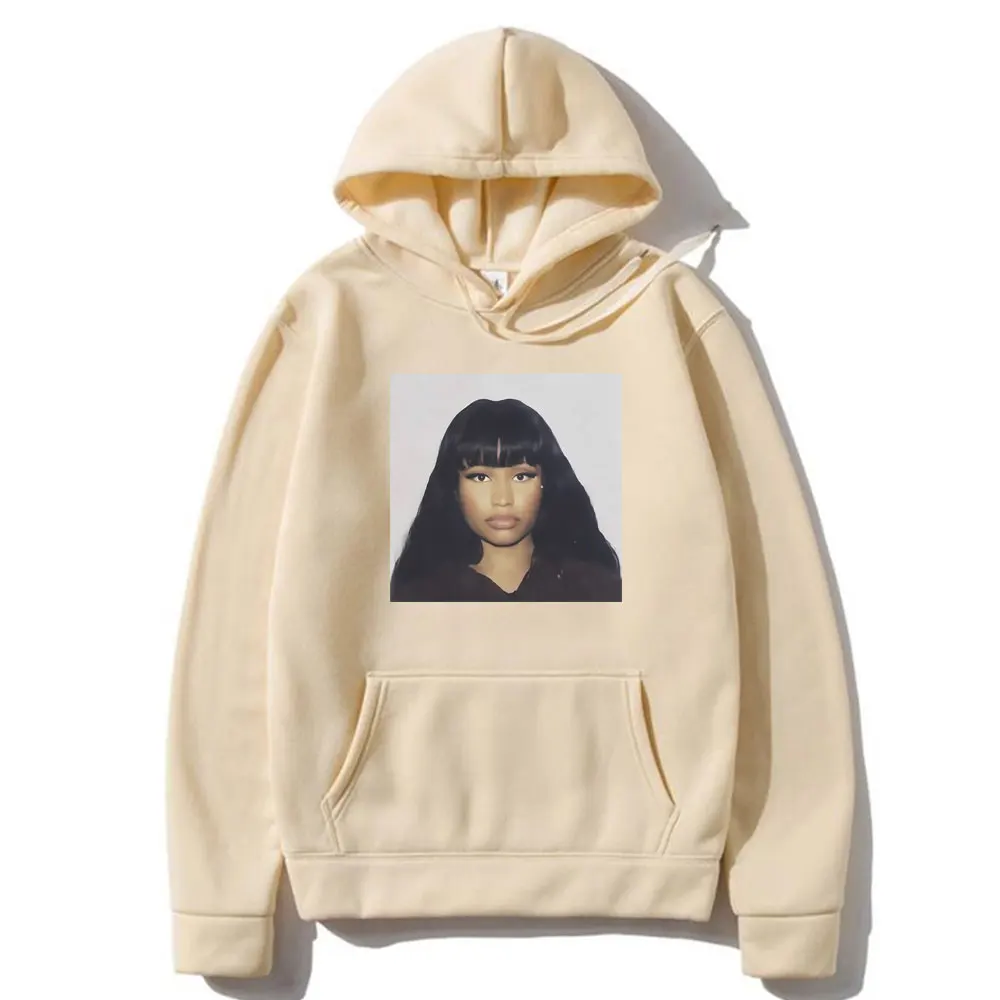 Rapper Nicki Minaj Graphic Hoodie Men\'s Hip Hop Fashion Casual Fleece Tracksuit Unisex Vintage Hoodies Male Oversized Streetwear