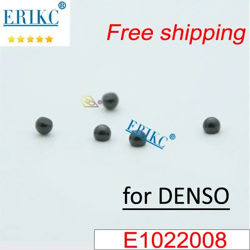 Fuel Injection Repair Black Half Ball Valve Ball E1022008 Diesel Injector Spare Parts Hemisphere Balls for DENSO Sprayer Nozzle