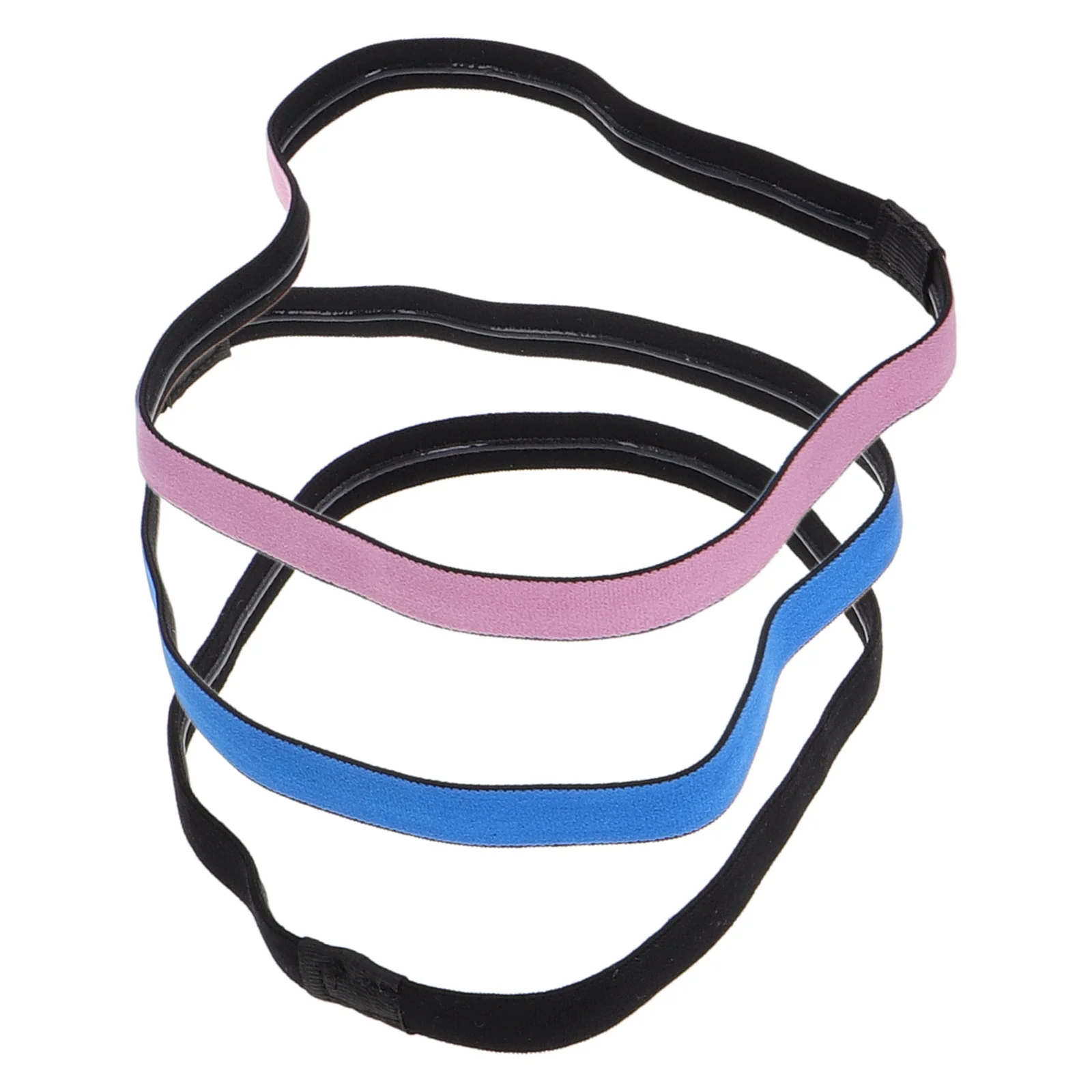 3 Stück rutschfeste Workout-Stirnbänder, schweißabsorbierend, dünn, elastisch, Sport-Stirnbänder für Männer und Frauen, Laufen, Fitness, Kopfschweißband